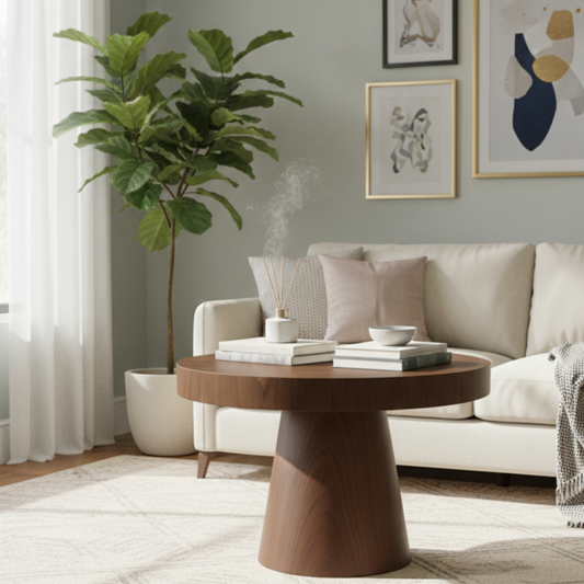 Starburst Round Nesting Coffee Table Set