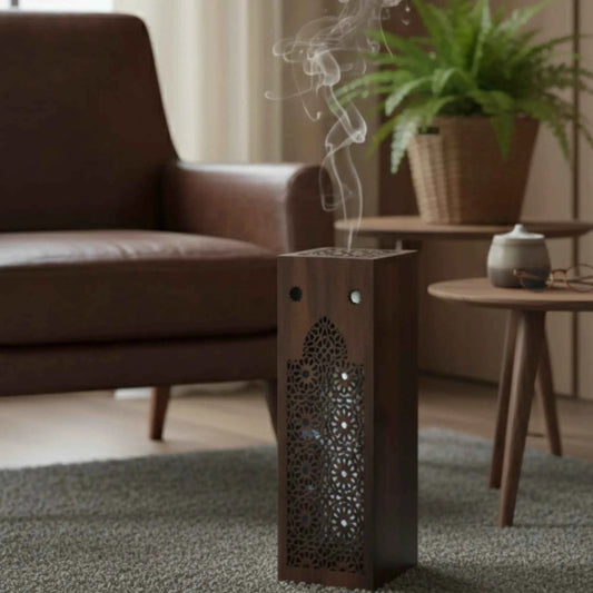 Cone Incense Burner | Backflow Incense Waterfall Cone Holder | Moroccan Bakhoor Burner | Cool Incense Burner - Terrva