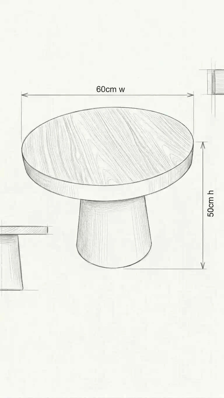 Round Coffee Table for Living Room | Modern Coffee Tables Design, Decor & Tray Ideas - Terrva