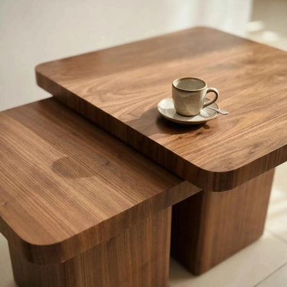 Square Side Table Wood Coffee Table 48" – Square Coffee Table for Living Room | Square Coffee Table UK - Terrva