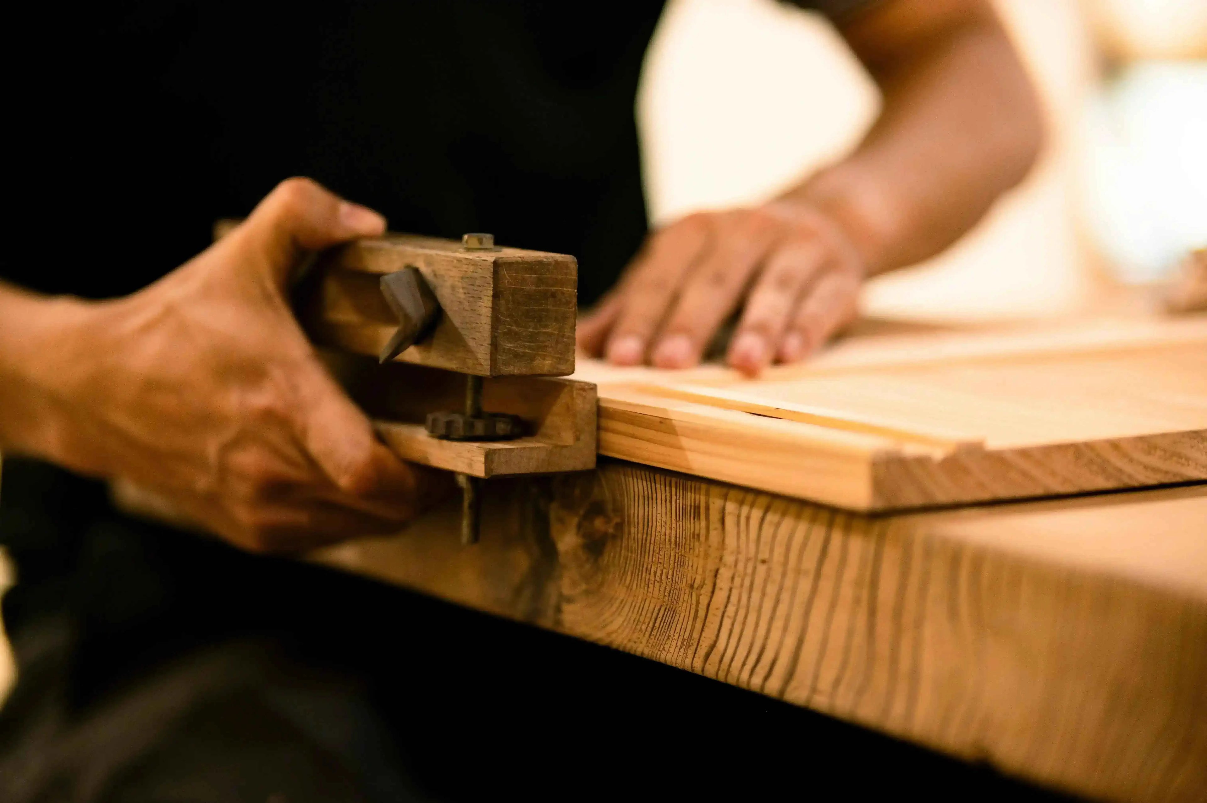 handmade solid wood side font
